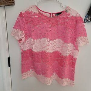 Womens pink xl blouse